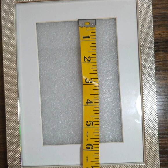 Two's Company Silver Textured  Frame Stunning Matted Wedding Anniversary Shiny - Picture 11 of 11